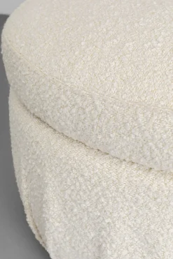 KARE Design Sgabello Nube Boucle Ø56cm - KARE></noscript> Pouf