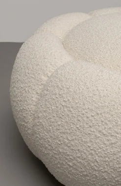 KARE Design Sgabello Peppo Bloom bianco Ø72cm - KARE></noscript> Pouf