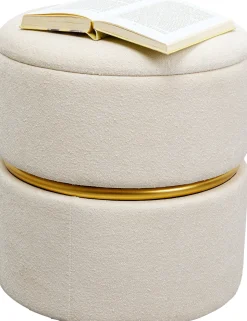 KARE Design Sgabello Rumba Storage Swivel Ø40cm - KARE></noscript> Pouf