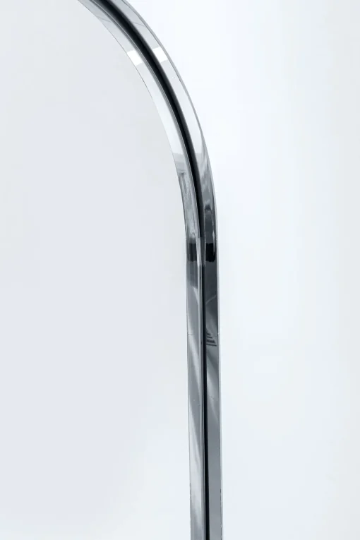 KARE Design Specchio a stelo curvy acciaio Polito 40x170 cm - KARE> Specchi