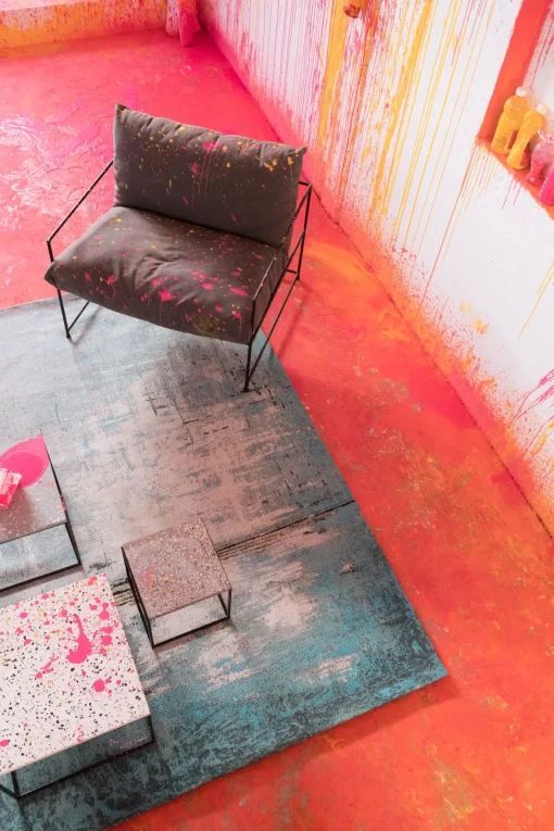 KARE Design TAPPETO ABSTRACT BLU CHIARO 170X240CM - KARE> Tappeti
