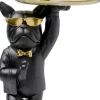 KARE Design Tavolino d appoggio Cool Bulldog Tray Schwarz 34x5 - KARE> Tavolo Basso