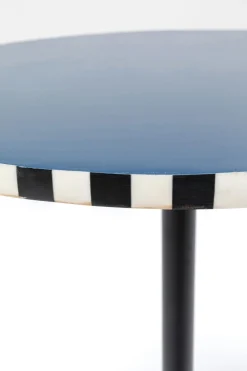 KARE Design Tavolino d appoggio Domero Race blu Ø40cm - KARE></noscript> Tavolo Basso