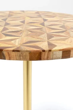 KARE Design Tavolino d appoggio Domero Geo ottone Ø40cm - KARE> Tavolo Basso