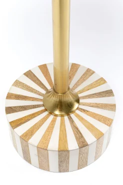 KARE Design Tavolino d appoggio Domero Cirque ottone bianco Ø4 - KARE></noscript> Tavolo Basso
