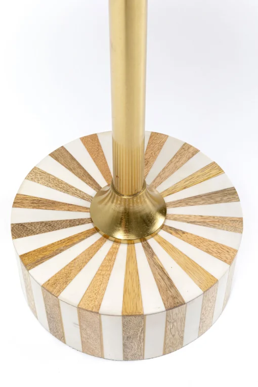KARE Design Tavolino d appoggio Domero Cirque ottone bianco Ø4 - KARE> Tavolo Basso