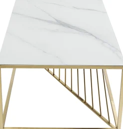 KARE Design TAVOLINO DA CAFFÈ ART MARBLE VETRO 140X70CM - KARE> Tavolo Basso