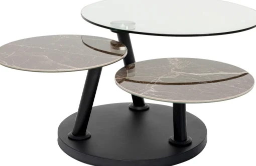 KARE Design Tavolino da caffé Avignon 80 (+124)x80cm - KARE> Tavolo Basso