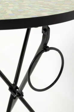 KARE Design Tavolino da caffè Clack Mosaic verde blu Ø35cm - KARE></noscript> Tavolo Basso
