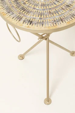 KARE Design Tavolino da caffè Clack Mosaic marrone Ø35cm - KARE></noscript> Tavolo Basso