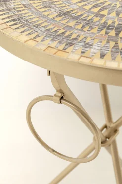 KARE Design Tavolino da caffè Clack Mosaic marrone Ø35cm - KARE></noscript> Tavolo Basso