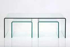 KARE Design TAVOLINO DA CAFFÈ CLEAR CLUB (3/SET) - KARE> Tavolo Basso