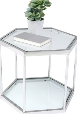 KARE Design Tavolino Da Caffè Comb Argento 45cm - KARE> Tavolo Basso