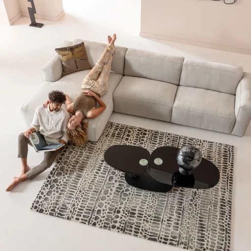 KARE Design Tavolino da caffè Franklin nero 150x58cm - KARE> Tavolo Basso