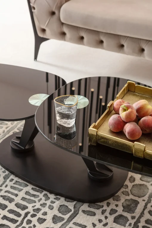 KARE Design Tavolino da caffè Franklin nero 150x58cm - KARE> Tavolo Basso
