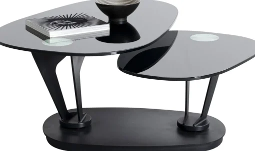KARE Design Tavolino da caffè Franklin nero 150x58cm - KARE> Tavolo Basso
