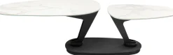 KARE Design Tavolino da caffè Franklin bianco 150x58cm - KARE></noscript> Tavolo Basso