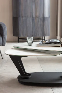KARE Design Tavolino da caffè Franklin bianco 150x58cm - KARE></noscript> Tavolo Basso
