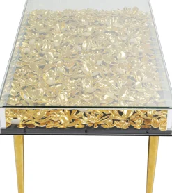KARE Design Tavolino da caffè Gold Flowers 120x60 cm - KARE></noscript> Tavolo Basso