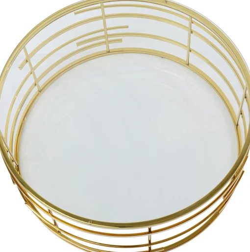 KARE Design TAVOLINO DA CAFFÉ JUPITER ORO Ø100CM - KARE> Tavolo Basso
