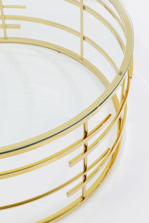 KARE Design TAVOLINO DA CAFFÉ JUPITER ORO Ø100CM - KARE> Tavolo Basso