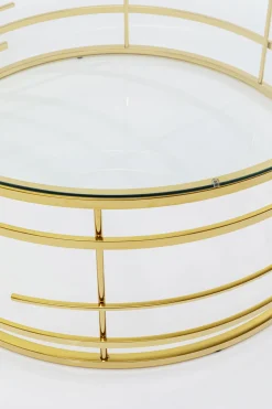 KARE Design TAVOLINO DA CAFFÉ JUPITER ORO Ø100CM - KARE></noscript> Tavolo Basso
