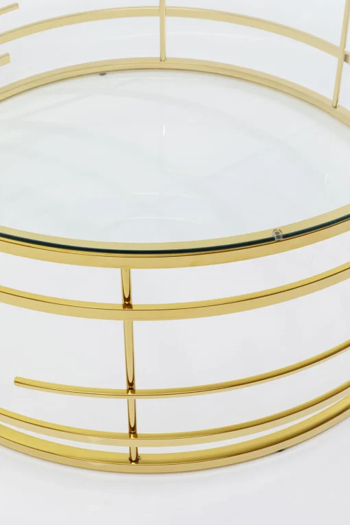 KARE Design TAVOLINO DA CAFFÉ JUPITER ORO Ø100CM - KARE> Tavolo Basso