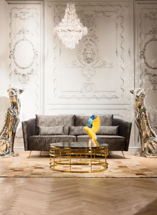 KARE Design TAVOLINO DA CAFFÉ JUPITER ORO Ø100CM - KARE> Tavolo Basso
