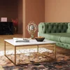 KARE Design Tavolino da caffé Key West oro 90x90cm - KARE> Tavolo Basso