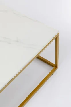 KARE Design Tavolino da caffé Key West oro 90x90cm - KARE></noscript> Tavolo Basso