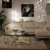 KARE Design TAVOLINO DA CAFFÈ LASER ORO 120X60 - KARE> Tavolo Basso