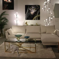 KARE Design TAVOLINO DA CAFFÈ LASER ORO 120X60 - KARE> Tavolo Basso