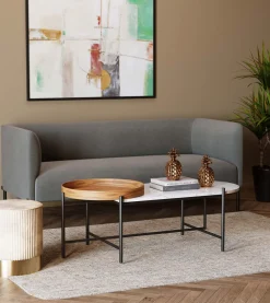 KARE Design Tavolino da caffé Layered 128x55cm - KARE></noscript> Tavolo Basso