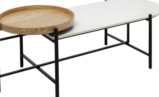 KARE Design Tavolino da caffé Layered 128x55cm - KARE> Tavolo Basso