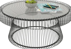 KARE Design Tavolino da caffè Lisboa nero Ø86cm - KARE> Tavolo Basso