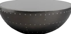 KARE Design Tavolino da caffé Lounge Black Grafite Ø83cm - KARE> Tavolo Basso