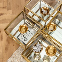 KARE Design Tavolino Da Caffè Luigi Oro (4/Set) - KARE> Tavolo Basso