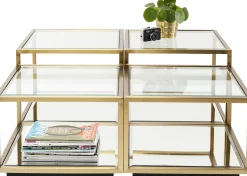 KARE Design Tavolino Da Caffè Luigi Oro (4/Set) - KARE> Tavolo Basso