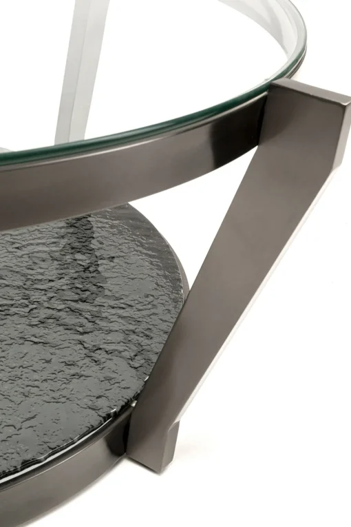 KARE Design Tavolino da caffè Monocolo grafite Ø90cm - KARE> Tavolo Basso