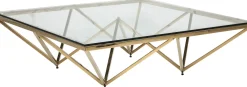 KARE Design Tavolino da caffè Network oro 105x105 cm - KARE> Tavolo Basso