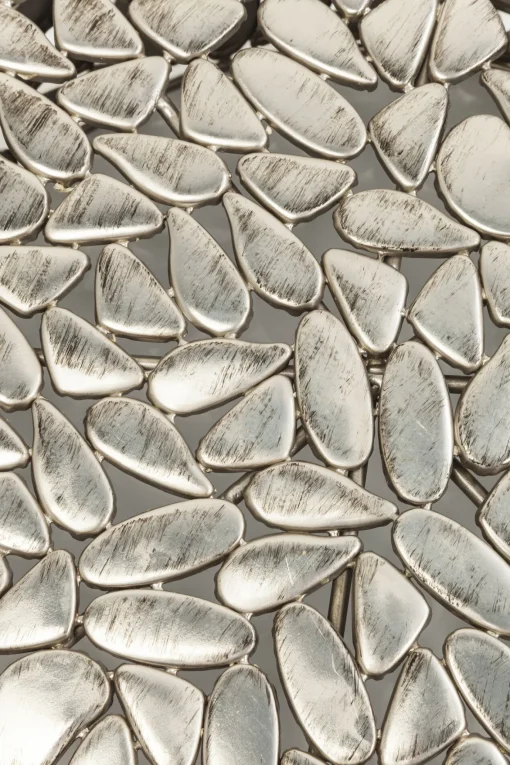 KARE Design TAVOLINO DA CAFFÈ PEBBLES DELUXE ARGENTO (2/SET) - KARE> Tavolo Basso