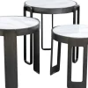 KARE Design Tavolino da caffè Perelli nero (3/Set) - KARE> Tavolo Basso