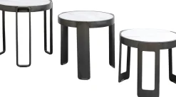 KARE Design Tavolino da caffè Perelli nero (3/Set) - KARE></noscript> Tavolo Basso