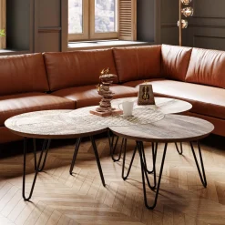 KARE Design TAVOLINO DA CAFFÈ PURO (4/SET) - KARE> Tavolo Basso