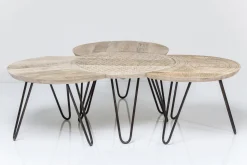 KARE Design TAVOLINO DA CAFFÈ PURO (4/SET) - KARE> Tavolo Basso