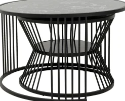 KARE Design Tavolino da caffè Roma nero (2/set) - KARE> Tavolo Basso
