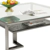 KARE Design Tavolino da caffè Rush grafite 120x120cm - KARE> Tavolo Basso