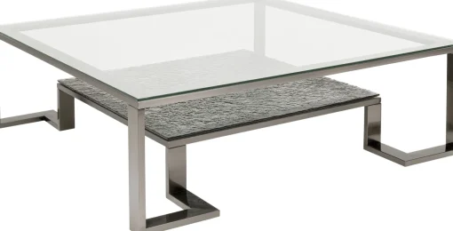 KARE Design Tavolino da caffè Rush grafite 120x120cm - KARE> Tavolo Basso