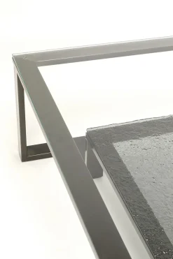 KARE Design Tavolino da caffè Rush grafite 120x120cm - KARE></noscript> Tavolo Basso