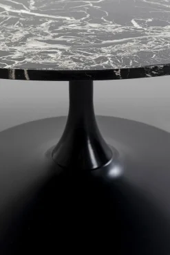 KARE Design Tavolino da caffé Schickeria Marmo Nero Ø80cm - KARE></noscript> Tavolo Basso
